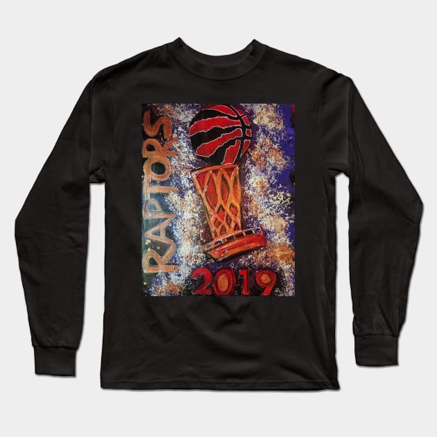 raptors Long Sleeve T-Shirt by artbydee